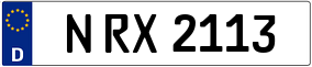 Truck License Plate